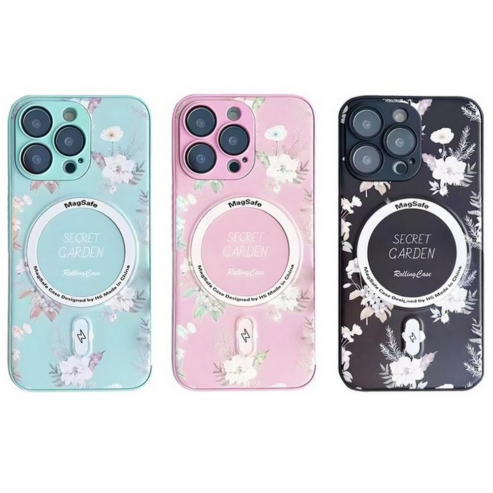 Чехол TPU+PC Secret Garden with MagSafe iPhone 16 Pro Max