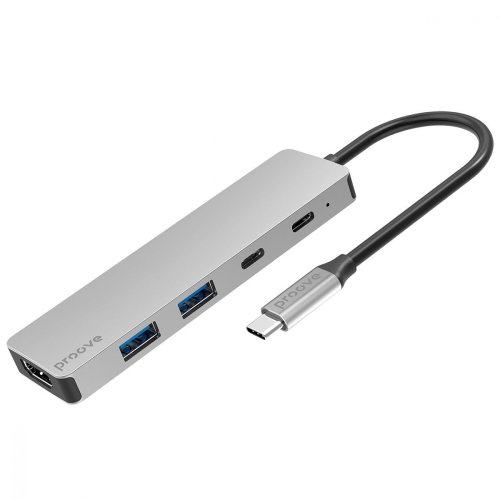 USB Хаб Proove Iron Link 5 in 1 Type-C to (2*Type-C + 2*USB3.0 + HDMI)