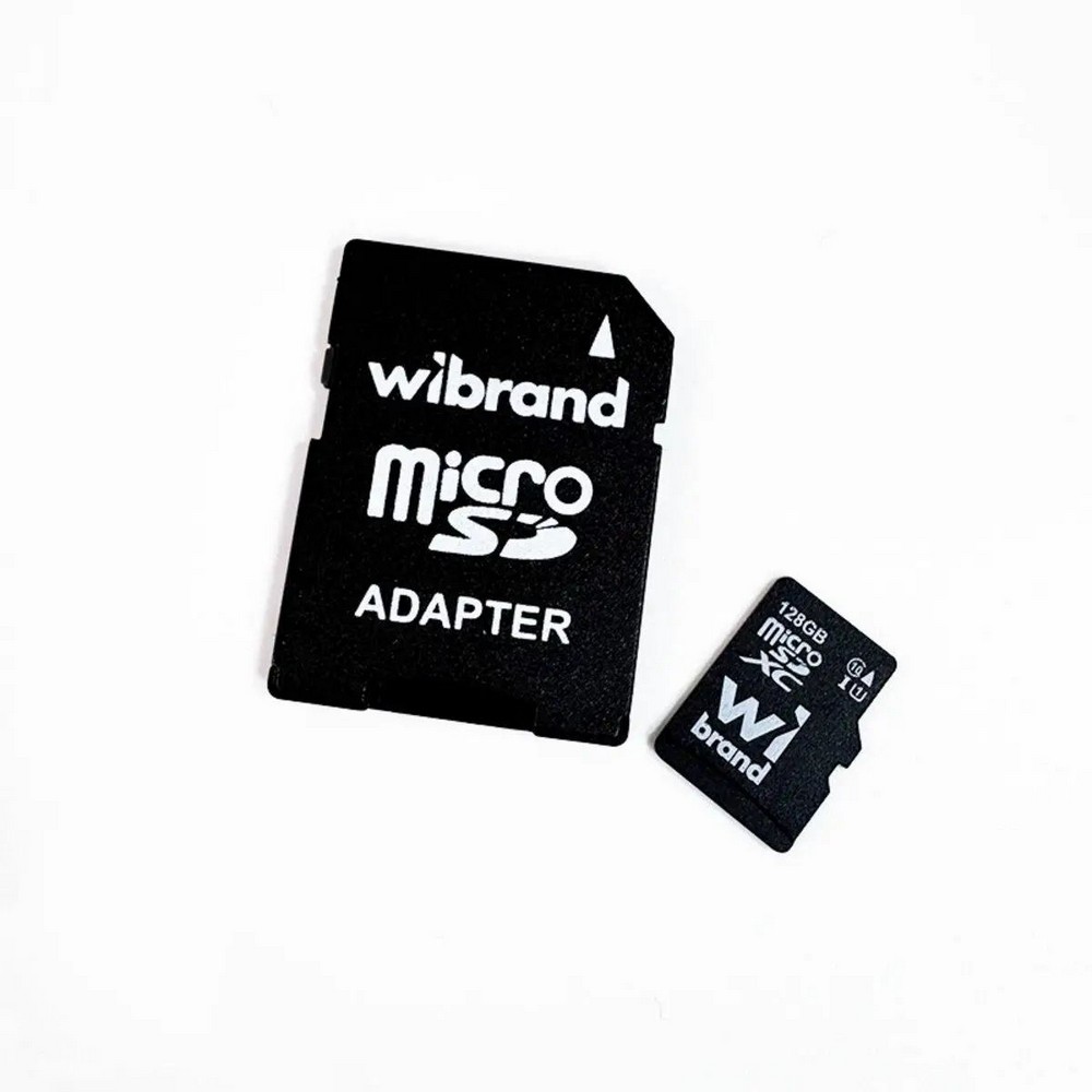 Карта пам'яті Wibrand 128Gb class 10 (adapter SD) UHS-1
