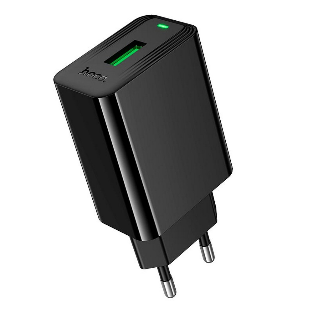 Мережевий ЗП Hoco CS92A 1USB, 18W/3A, QC