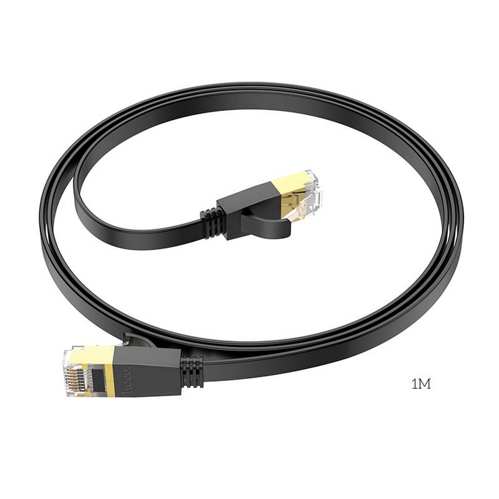 Кабель Hoco flat network US07 1m, 1Gbps