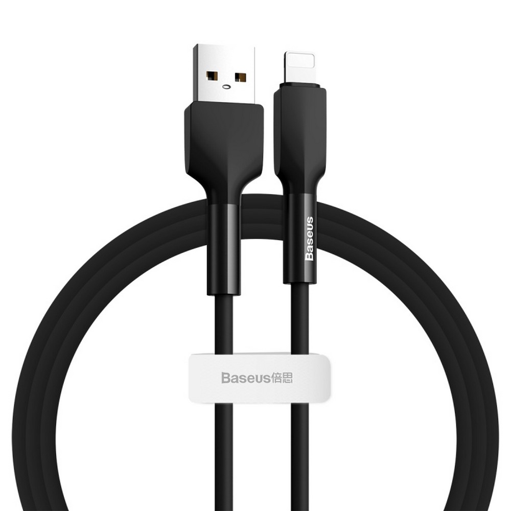 Кабель USB Baseus Jelly Liquid Silica Gel Lightning cable 1.2m, 2.4A 