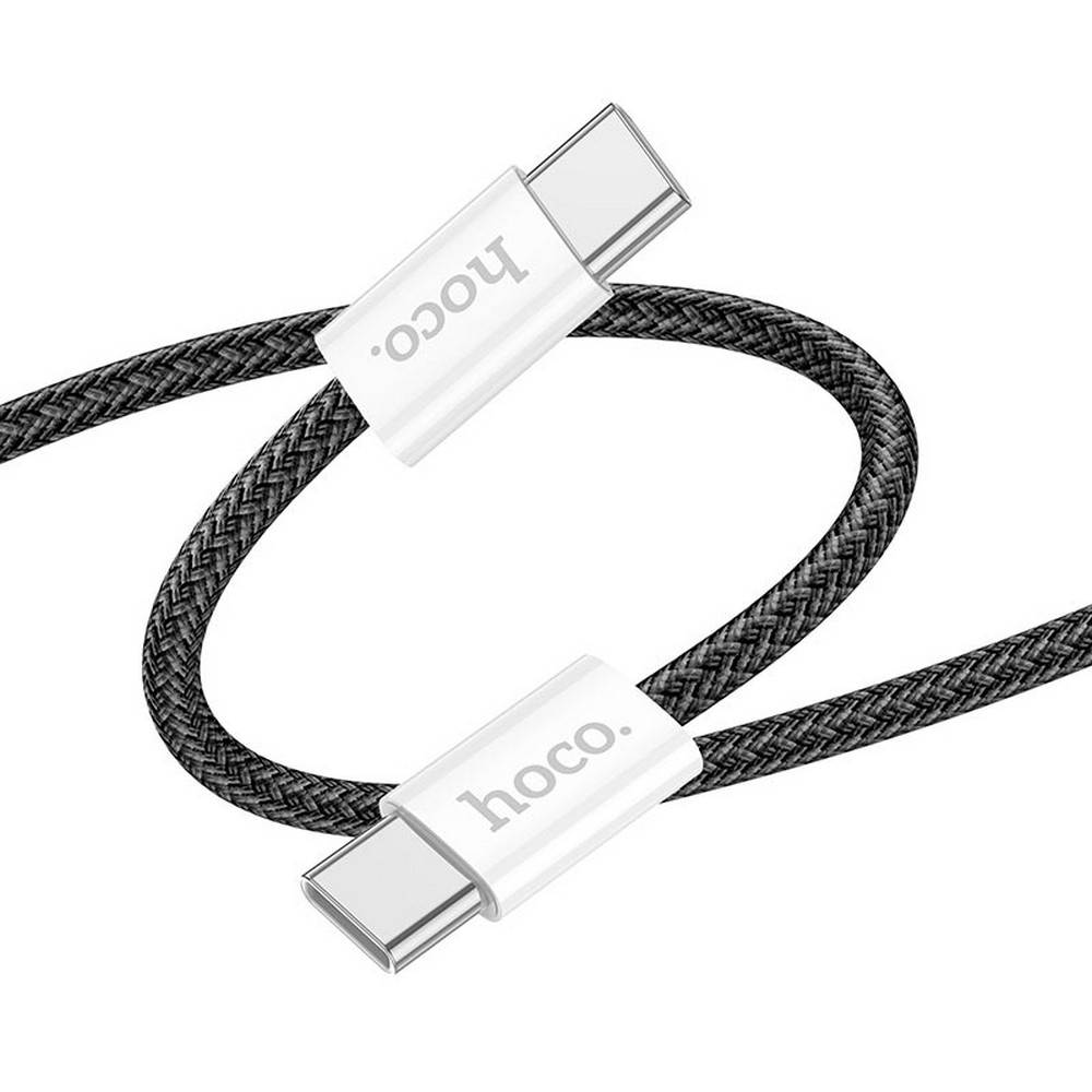 Кабель USB Hoco X104 Type-C to Type-C 1m, 3A, 60W