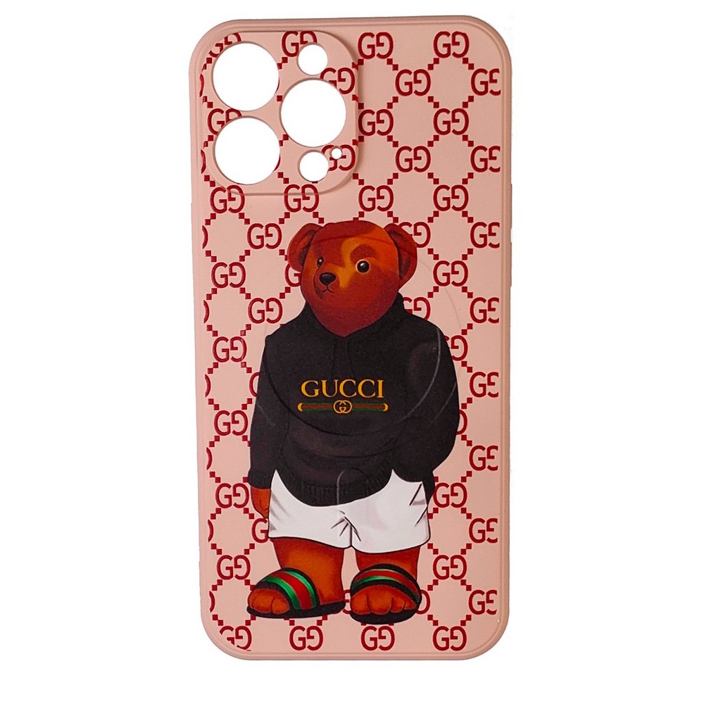 Чехол Bears & Kaws Matt Case with MagSafe Nprint iPhone 13 Pro Max