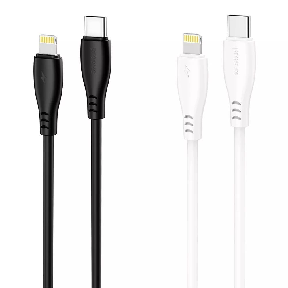 Кабель Proove Simple Silicone Type-C to Lightning 27W 1m