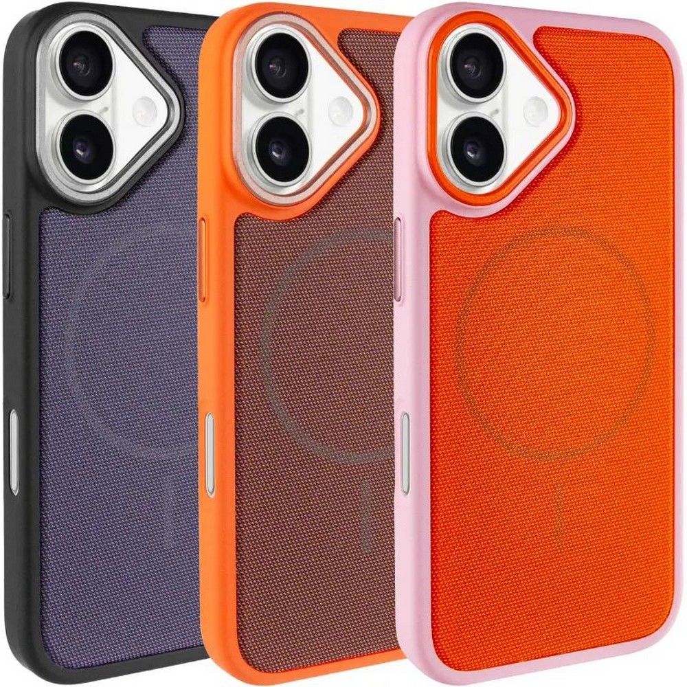 Чехол TPU Textile Hybrid with MagFit Apple iPhone 17