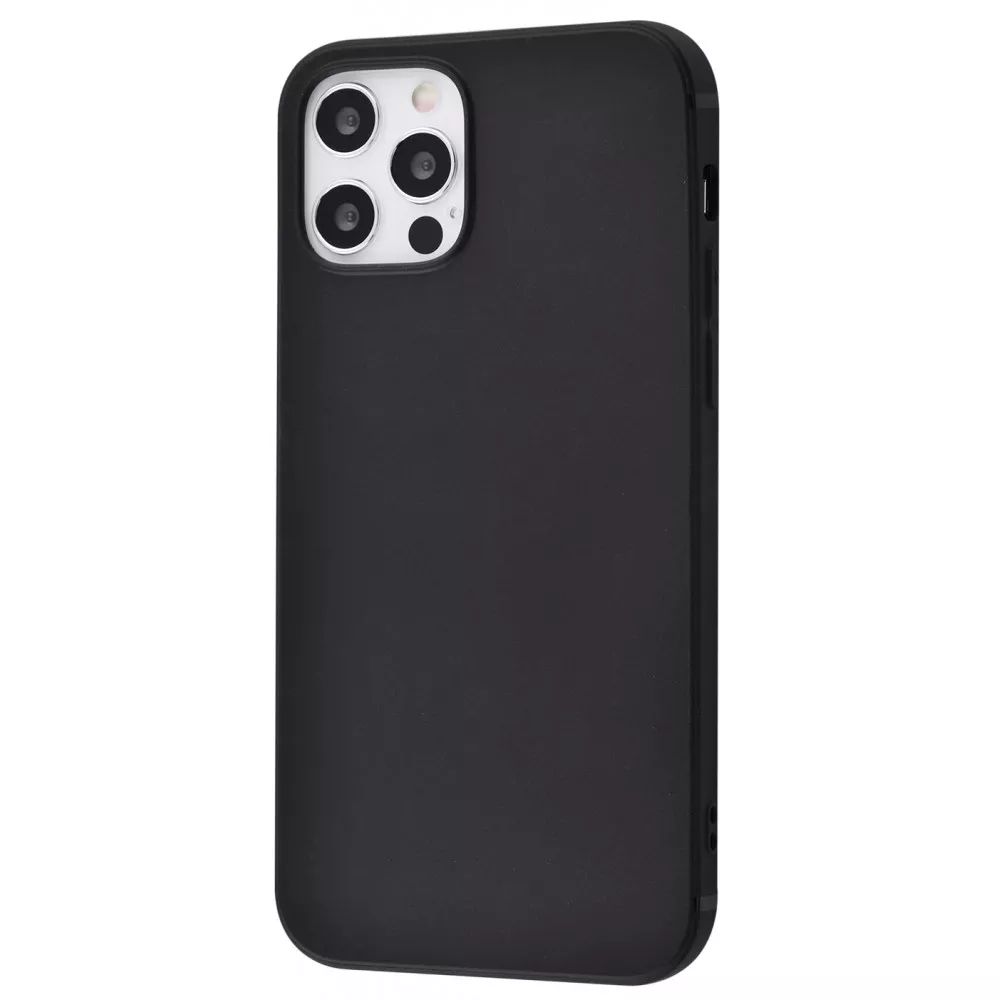 Чохол Black Matt сілікон 0,5mm iPhone 12 Pro Max