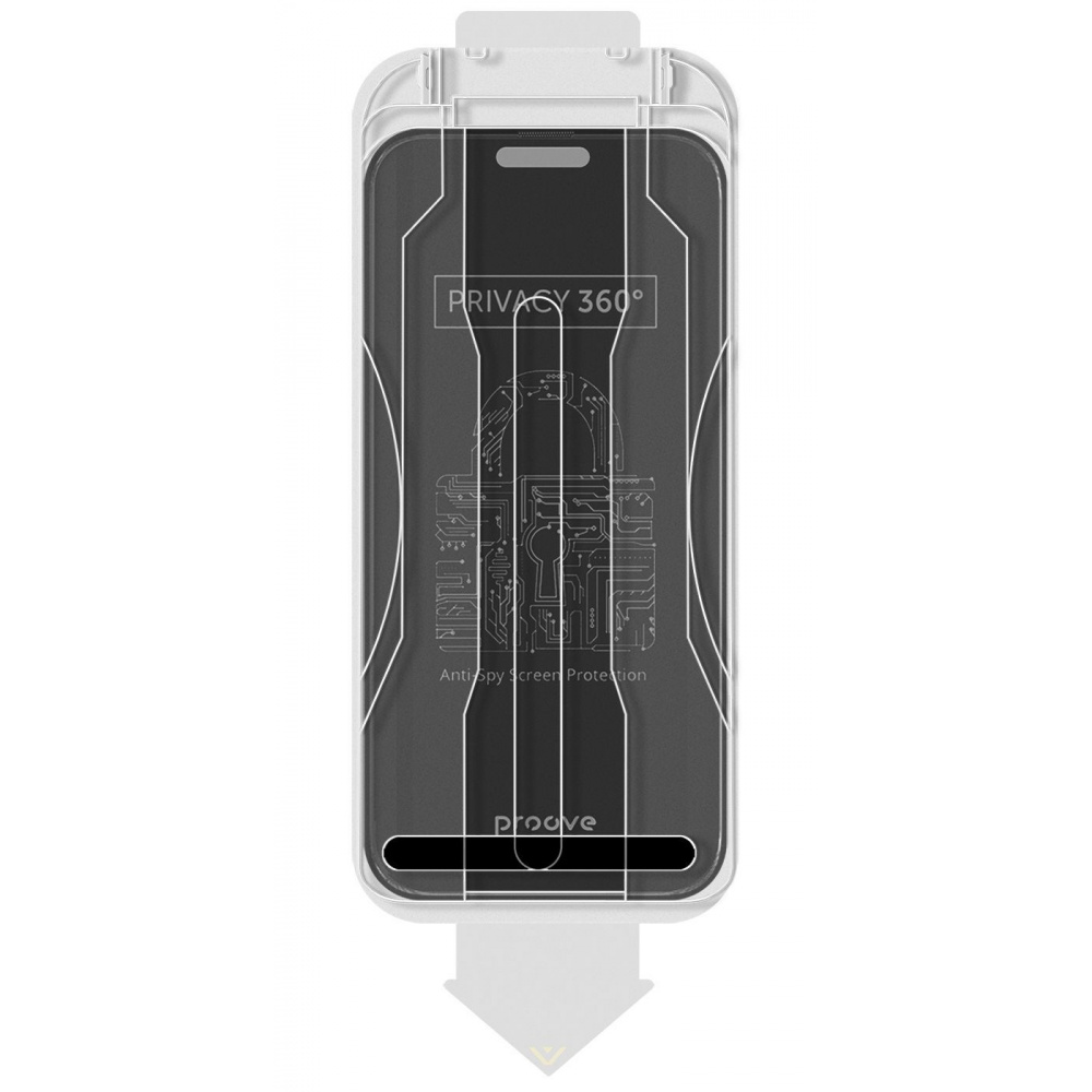 Захисне скло Proove Privacy 360 Installation box iPhone 16 Pro Max  в уп.