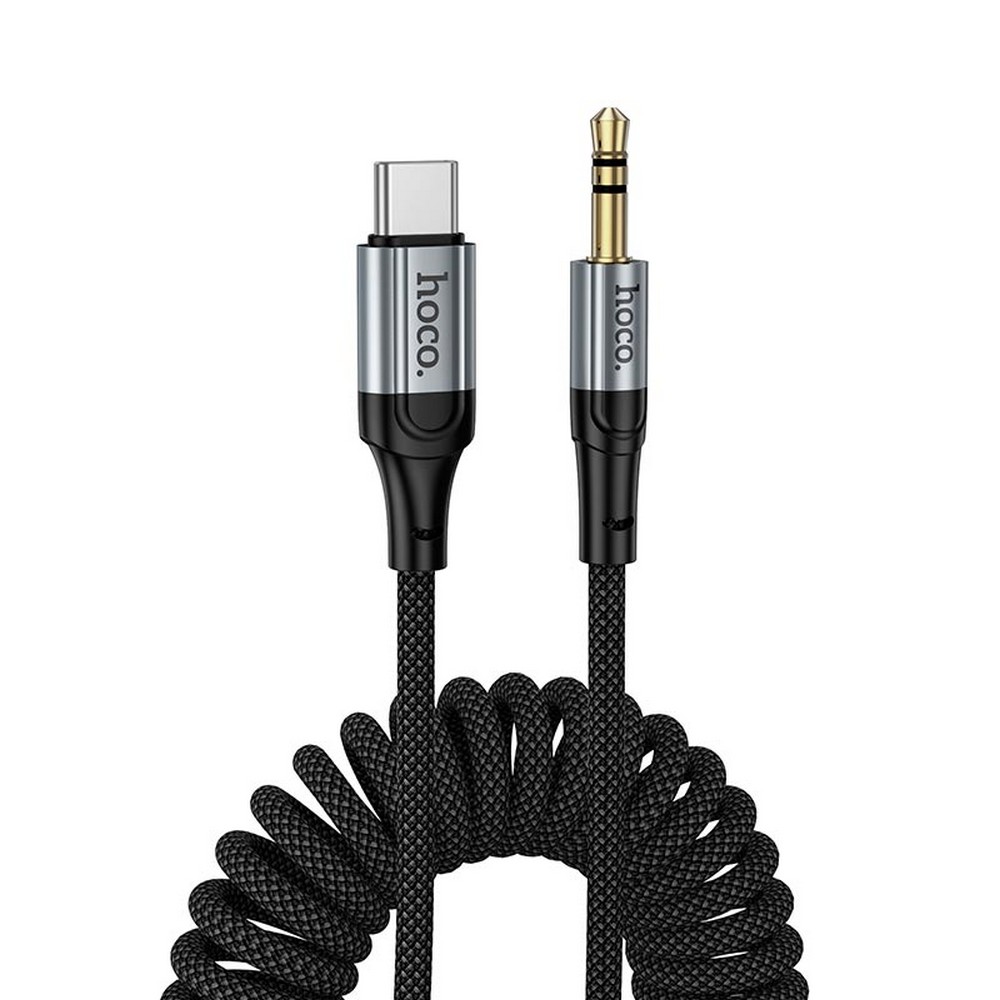 Кабель AUX Hoco UPA33B 3.5 to Type-C 1.5m