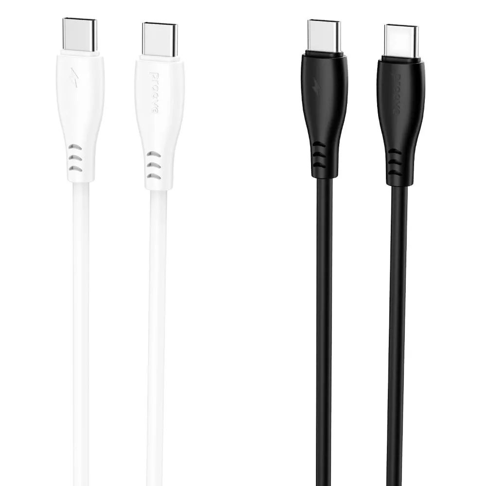 Кабель Proove Simple Silicone Type-C to Type-C 2m 60W