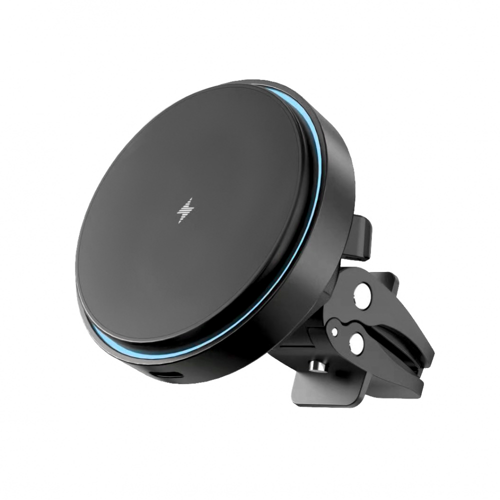 Автодержатель с беспроводным ЗУ Proove Light circle 15W