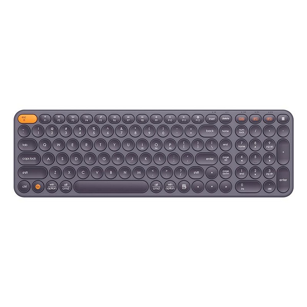 Клавіатура Baseus K01B Wireless Tri-Mode Keyboard 2.4G/BT1+BT2, 2xAAA Battery