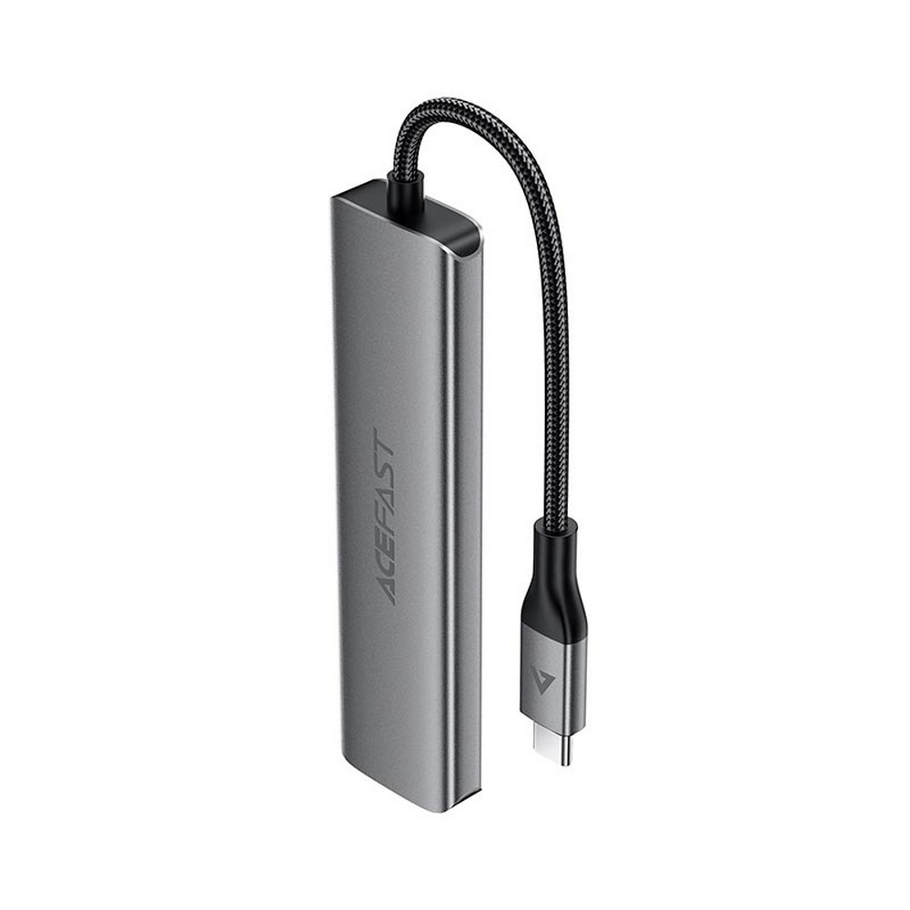 Перехідник HUB Acefast USB-C 5-in-1 HUB docking station J16  0.15m, 4K, PD90W, 5Gbps