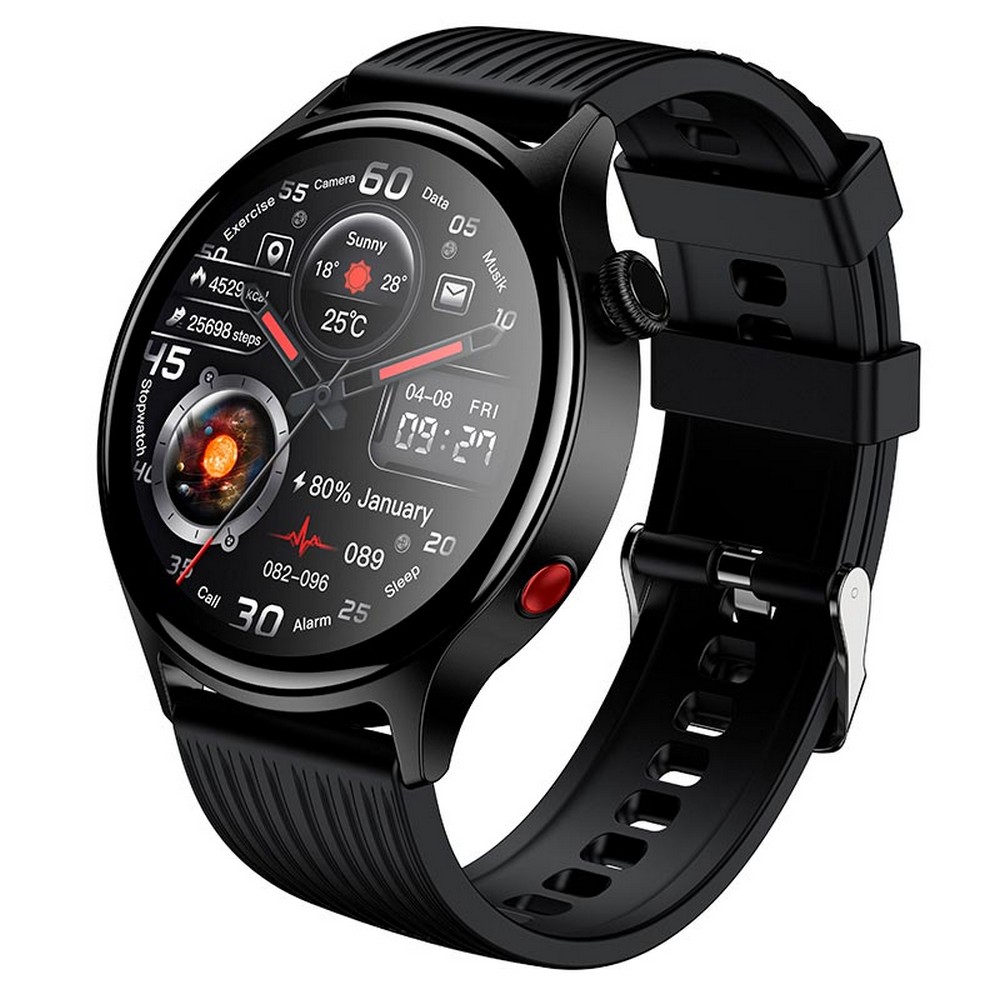 Смарт часы Hoco (call+Find My) Y46 IP67  1.39" TFT, 360x360, BT5.3, 280mAh, 3 days