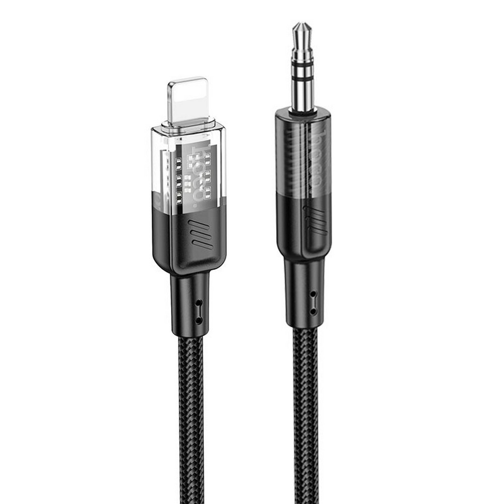 Кабель AUX Hoco UPA27 3.5 to Lightning 1.2m