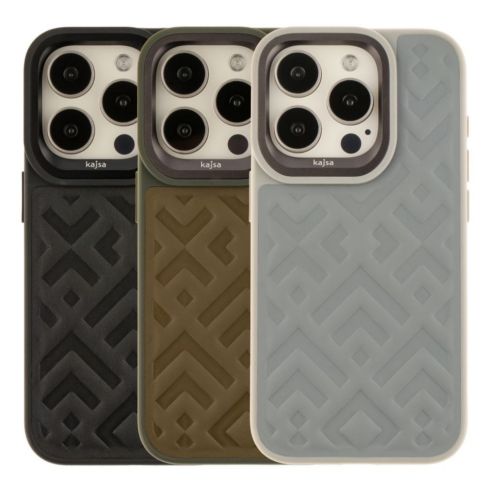 Чехол Kajsa Rhombus Collection with Magnetic Ring iPhone 15 Pro Max