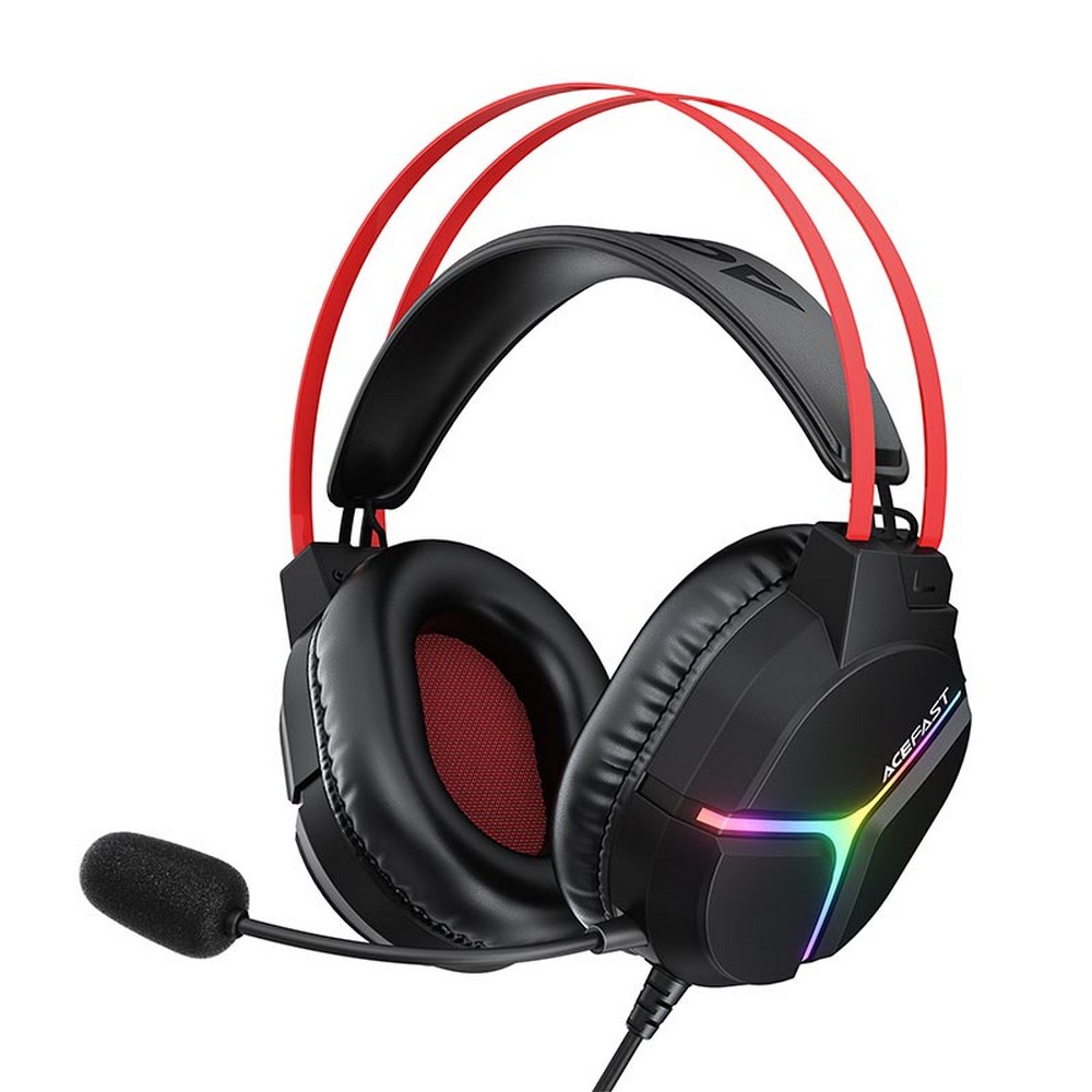 Наушники игровые Acefast H16 IPX4 USB/3.5mm, 2m