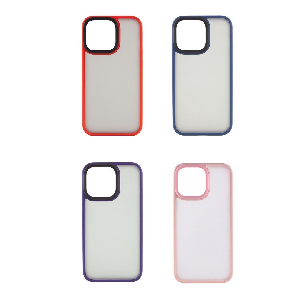 Чехол TPU+PC Metal Button iPhone 14 Pro