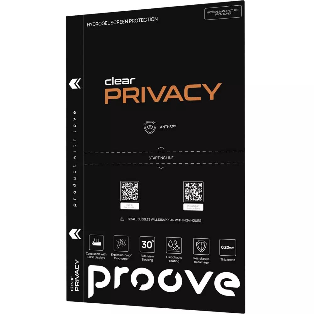 Защитная пленка Proove Плоттер Privacy Clear