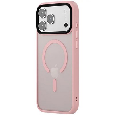 Чехол TPU+PC Metal Button with MagFit colorful iPhone 17 Pro Max
