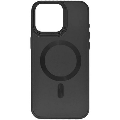 Чехол TPU+Glass Saphire Midnight open camera with MagSafe iPhone 15 Pro Max