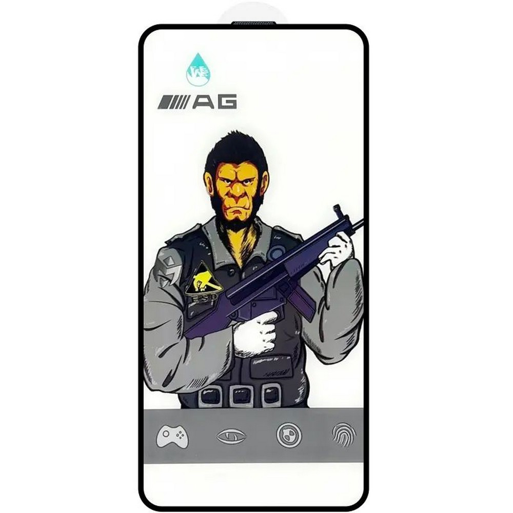 Защитное стекло 5D Anti Static matte iPhone 17 Pro тех.уп.