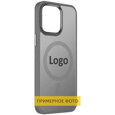 Чехол TPU+PC Metal Button with MagFit colorful iPhone 16 Pro Max