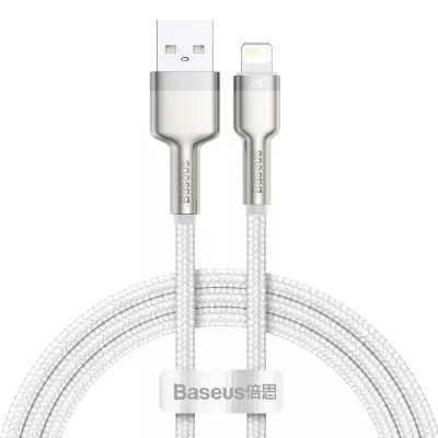 Кабель USB Baseus Cafule Metal Series Data Cable (Lightning) 1m, 2.4A