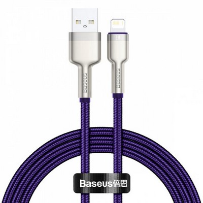 Кабель USB Baseus Cafule Metal Series Data Cable (Lightning) 1m, 2.4A