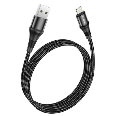 Кабель USB Hoco X50 Lightning 1m/2.4A Exelent charging data cable