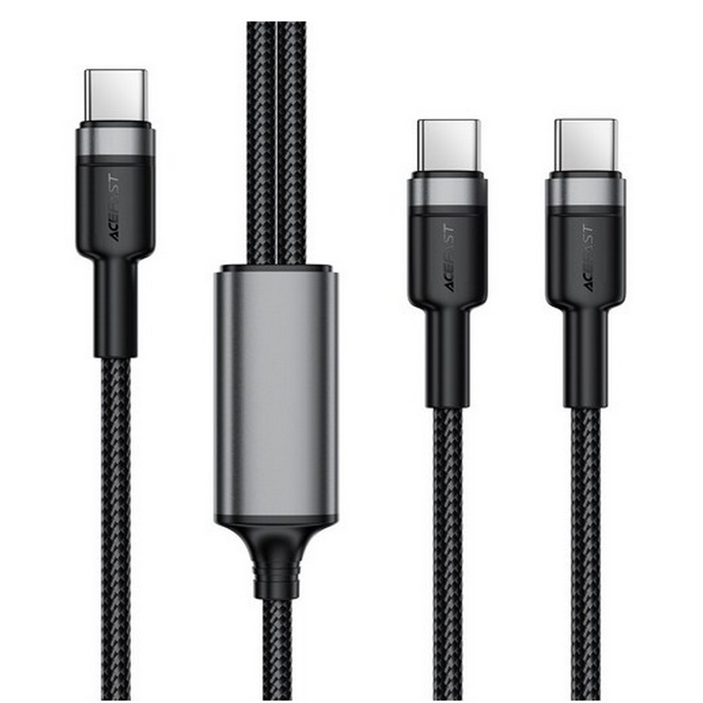 Кабель Acefast C22-02 Type-C to 2*Type-C 100W