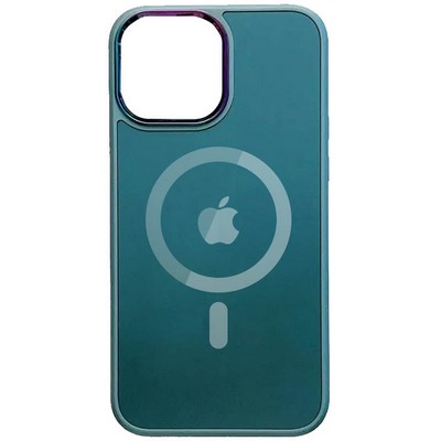 Чехол TPU+Glass Saphire Mag Evo iPhone 14 Pro