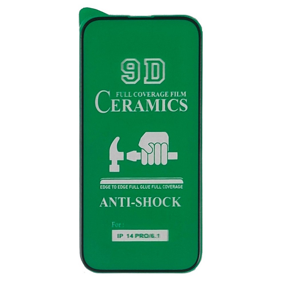 Защитное стекло Ceramics 9D iPhone 14 Pro/15