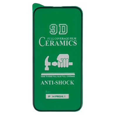 Защитное стекло Ceramics 9D iPhone 14 Pro/15