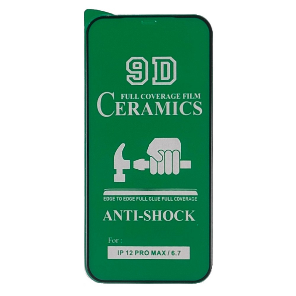 Защитное стекло Ceramics 9D iPhone 12 Pro Max