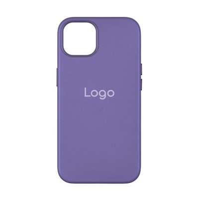 Чехол Leather Case AAA with MagSafe iPhone 15 Pro