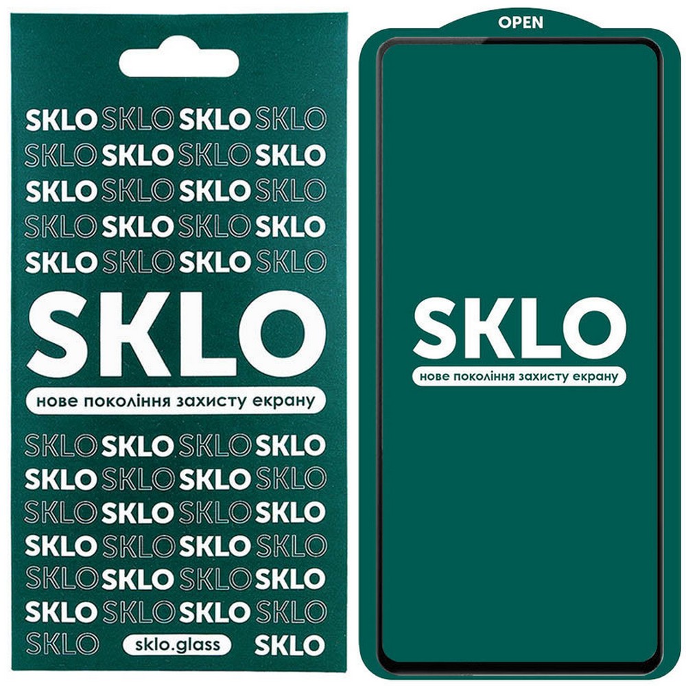 Защитное стекло SKLO 5D Xiaomi Redmi 12 / 13 / Poco M6 Pro 5G / M6 4G