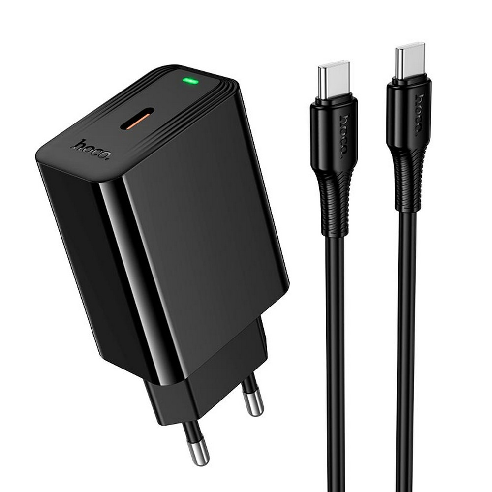 Сетевое ЗУ Hoco CS93A Type-C, 20W + cable Type-C to Type-C