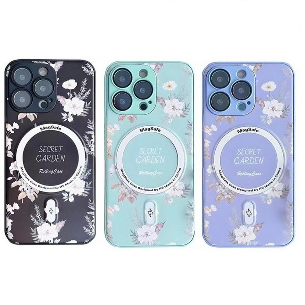 Чехол TPU+PC Secret Garden with MagSafe iPhone 15 Pro Max