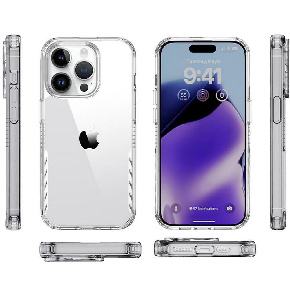 Чехол TPU+PC Multi color iPhone 15 Pro