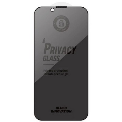 Защитное стекло iPhone 16 Pro Max / 17 Pro Max (Blueo) 2.5D Full cover Anti-Peep