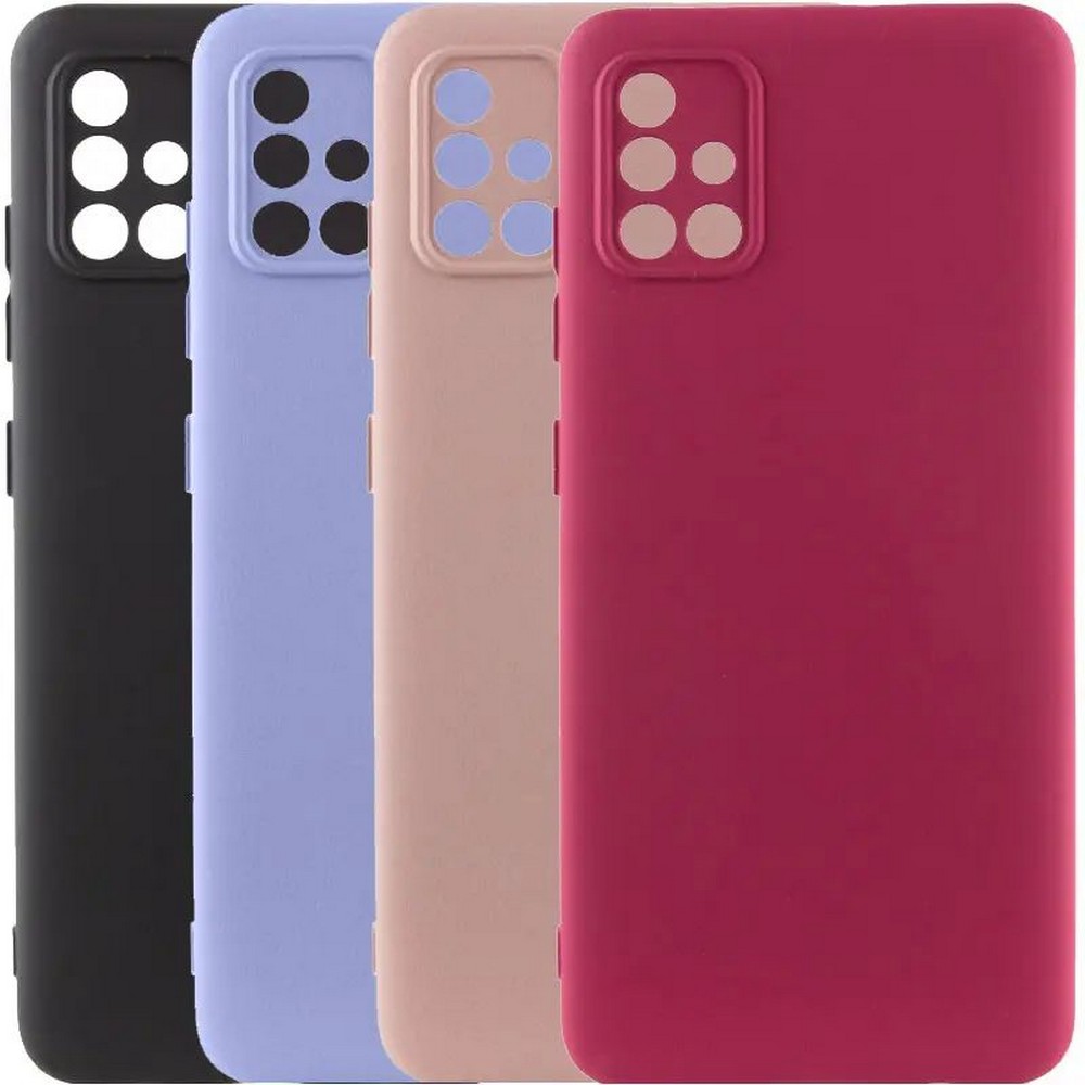 Чехол TPU Getman Liquid Silk Full Camera Samsung A51