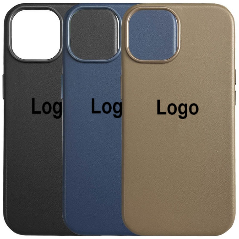 Чехол Leather Case AAA with MagSafe and animation iPhone 15 Pro Max