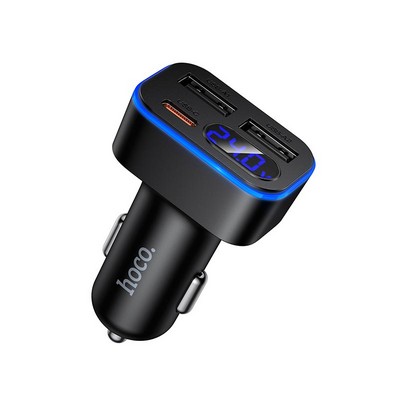 Автомобильное ЗУ Hoco Z63A 2USB/1Type-C, 42W/3A, PD/QC