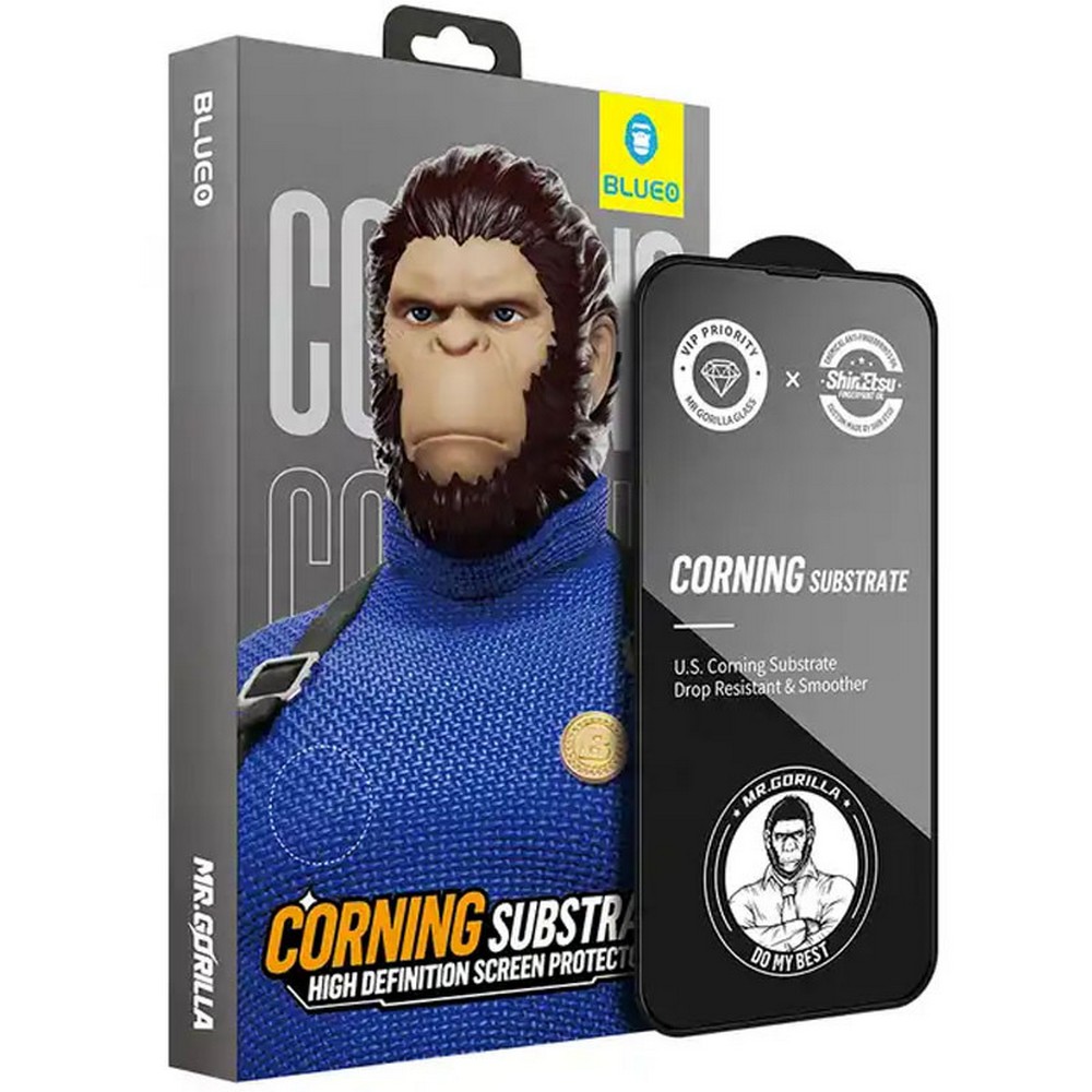 Защитное стекло iPhone 14 Pro Max (Blueo) Corning Gorilla Class 2.5D