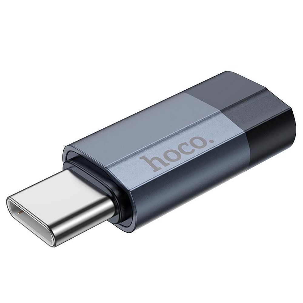 Переходник Hoco UA29 Type-C male to iP famale charging and data 3A
