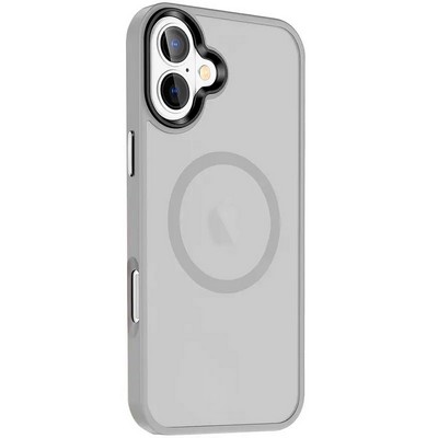 Чехол TPU+PC Metal Button with MagFit colorful iPhone 17