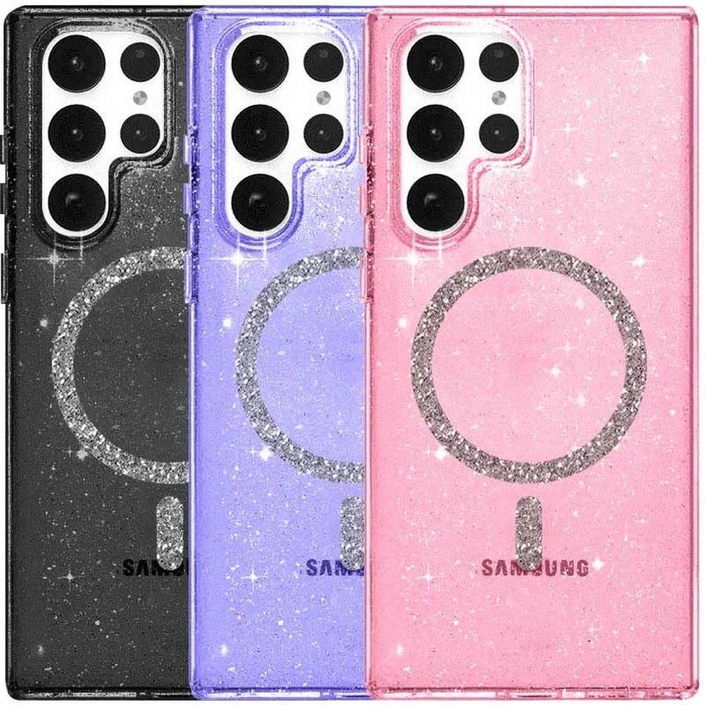 Чехол TPU Eclipse Sparkle MagFit Samsung S24 Ultra
