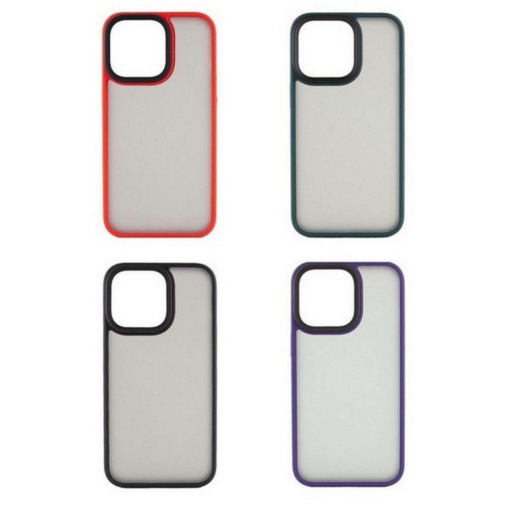 Чехол TPU+PC Metal Button iPhone 13 Pro
