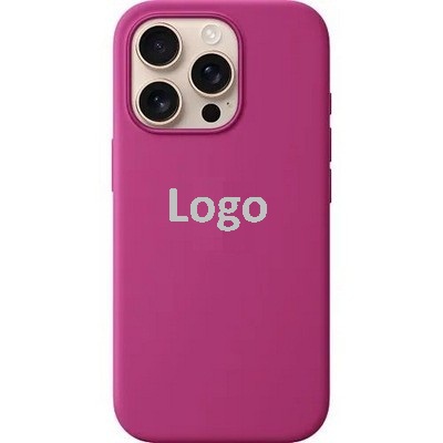 Чехол Silicon Case AAA with MagSafe with Button iPhone 16 Pro